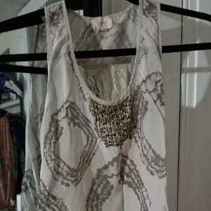 Miss Me lace back tank Ladies M